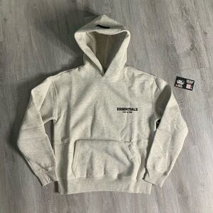 Light Oatmeal Essentials Hoodie